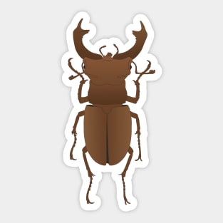 Stag beetle Sticker